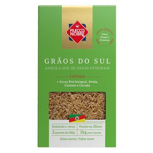 Arroz Grãos do Sul Pilecco Nobre 1kg