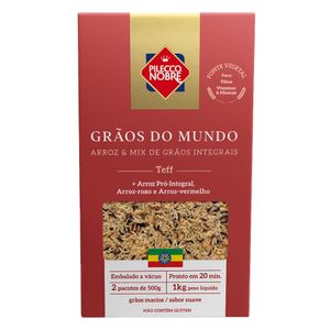 Arroz Grãos do Mundo Pilecco Nobre 1kg