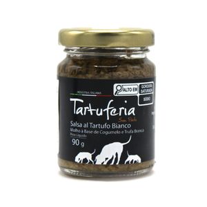 Molho à Base de Cogumelo e Trufa Branca Tartuferia San Paolo 90g