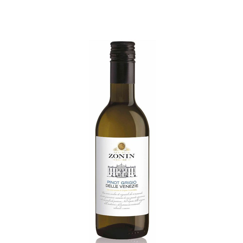 Vinho Zonin Branco Seco Itália Delle Venezie Pinot Grigio 250ml