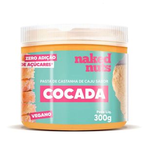 Pasta de Castanha de Caju Sabor Cocada Naked Nuts 300g