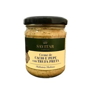Creme de Cacio e Pepe com Trufa Preta Savitar 180g