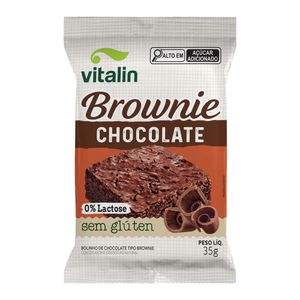 Brownie de Chocolate Sem Glúten Vitalin 35g
