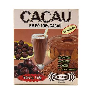 Cacau em Pó 100% Gerbeaud 150g
