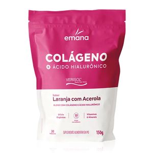 Suplemento Alimentar Sabor Laranja com Acerola Emana 150g