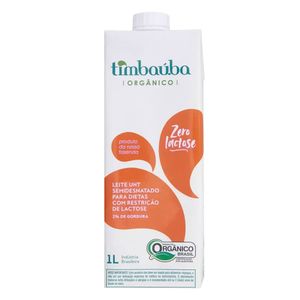 Leite Orgânico Sem Lactose Timbaúba 1L