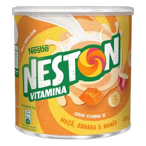 Pó Para o Preparo de Bebida Sabor Vitamina de Maça, Banana e Mamão Neston 400g