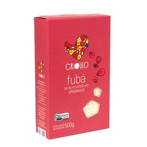 Fubá de Milho Vermelho Orgânico Crioulo 500g