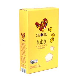 Fubá de Milho Amarelo Orgânico Crioulo 500g
