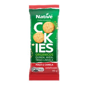 Cookies Orgânico Native Maça E Canela 40g