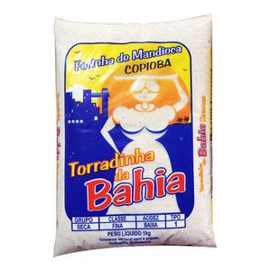 Farinha de Mandioca Branca Torradinha da Bahia 1k