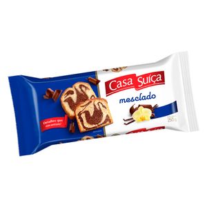 Bolo Tradicional Mesclado Chocolate e Baunilha Casa Suiça 250g