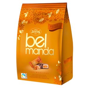 Bombom de Marzipan e Caramelo Salgado com Chocolate ao Leite Zentis 100g