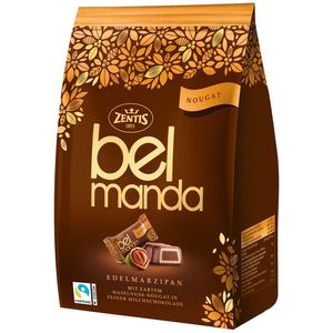 Bombom de Marzipan e Creme Nougat com Chocolate ao Leite Zentis 100g
