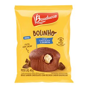 Bolinho de Chocolate com Recheio Sabor Baunilha Bauducco 40g