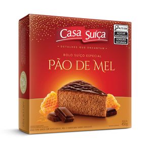 Bolo Suíço de Natal Pão de Mel Casa Suíça 450g
