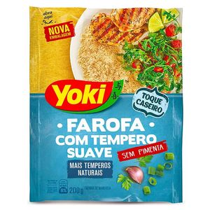 Farofa de Mandioca Tempero Suave Yoki 200g