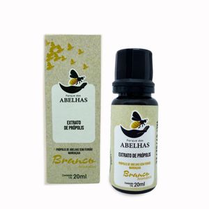 Extrato de Própolis Mandaçaia Branco Parque das Abelhas 20ml