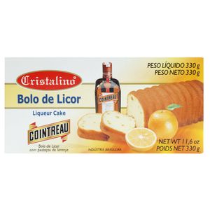 Bolo de Licor com Pedaços de Laranja Cristalino 330g