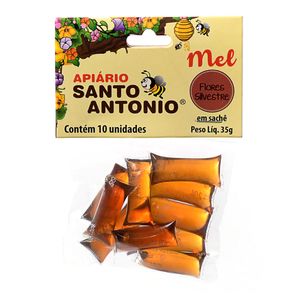 Mel de Flores Silvestre em Sachê Apiário Santo Antônio 10 unidades