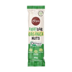 Barrinha de Frutas com Banana, Amendoim e Castanhas Organ 40g
