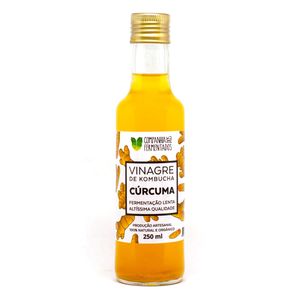 Vinagre de Kombucha Cúrcuma Companhia dos Fermentados 250ml