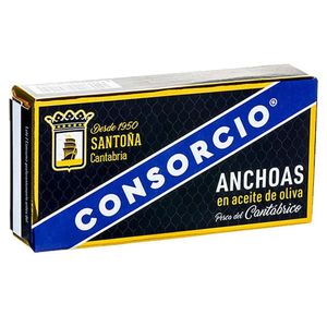 Filé de Biqueirão Pesca de Cantábrico Anchovado em Azeite Consorcio 45g