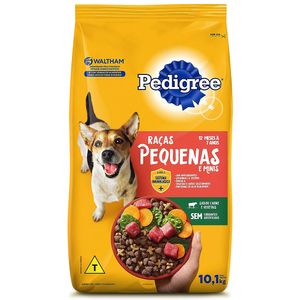 Ração Seca Adulto Raças Pequenas e Mini Sabor Carne e Vegetais Pedigree 900g