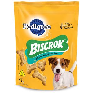Petisco Raças Pequenas Adulto Biscrok Pedigree 500g