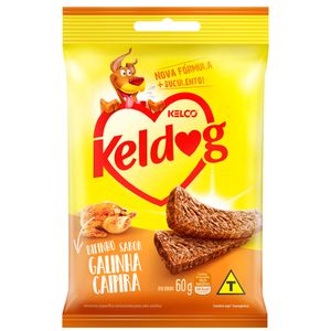 Petisco Keldog Bifinho Sabor Galinha Caipira Kelco 60g