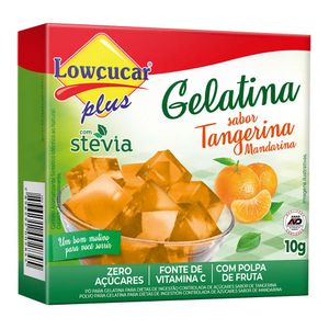 Gelatina em Pó Sabor Tangerina Lowçucar 10g