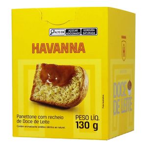Panettone Recheado de Doce de Leite Havanna 130g