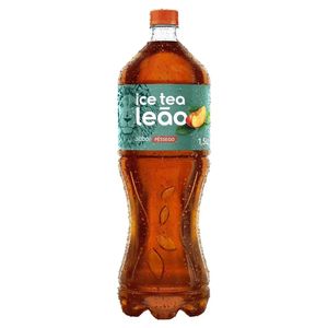 Chá Preto Sabor Pêssego Leão 1,5L