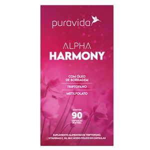 Suplemento Alpha Harmony Puravida 90 Cápsulas