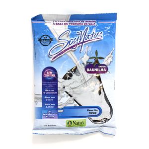 Leite de Soja em Pó Sabor Baunilha SoyNatus Natu's 300g