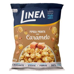 Pipoca Pronta Sabor Caramelo Sem Açúcar Linea 50g
