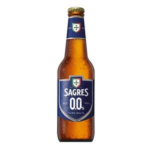Cerveja Sagres Zero Álcool 330ml