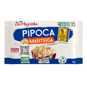 Pipoca Integral Sabor Manteiga Da Magrinha 90g