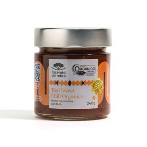 Molho de Pimenta Agridoce Orgânico Fazenda do Retiro 240g