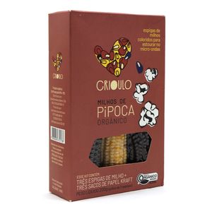 Milhos de Pipoca Orgânico Crioulo 200g