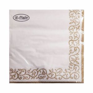 Guardanapo de Papel Rococo Ouro 33x33cm