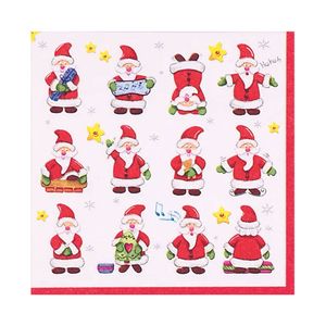 Guardanapo de Papel Fanny Santas Ti-Flair 33x33cm