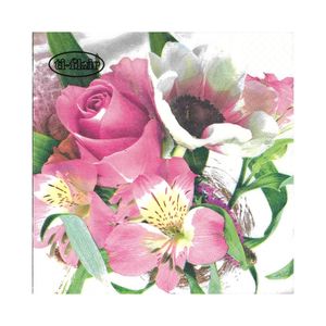 Guardanapo de Papel Rosas 33x33cm