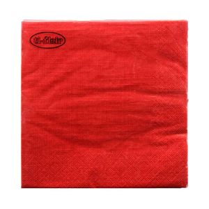 Guardanapo de Papel Josephine Vermelho 33x33cm 20 Unidades Ti-Flair