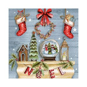 Guardanapo Decorado Natal Meia Natalina 33cm