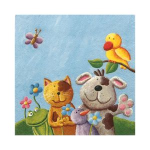 Guardanapo de Papel Melhores Amigos Ti-Flair 33x33cm