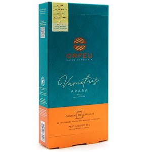 Café Varietais Arara em Cápsulas Orfeu 10 Unidades