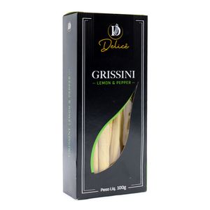 Biscoito Grissini Lemon & Pepper Delicê 100g