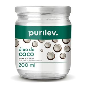 Óleo de Coco Sem Sabor Purilev 200ml