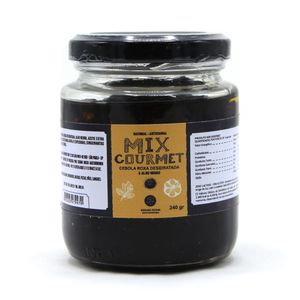 Mix Gourmet Cebola Roxa e Alho Negro Cia das Pimentas 240g